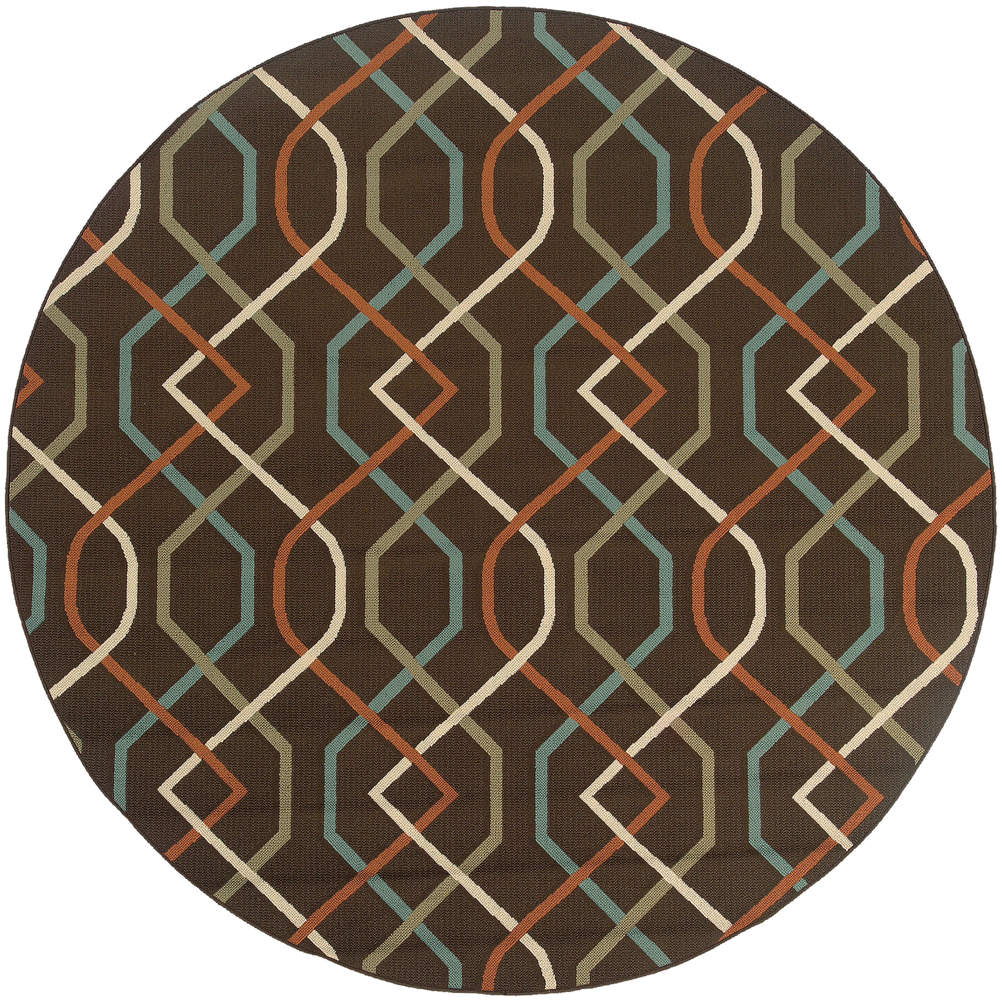 Oriental Weavers Montego MON896N710ROUND 7'10" Rug HomeWorld